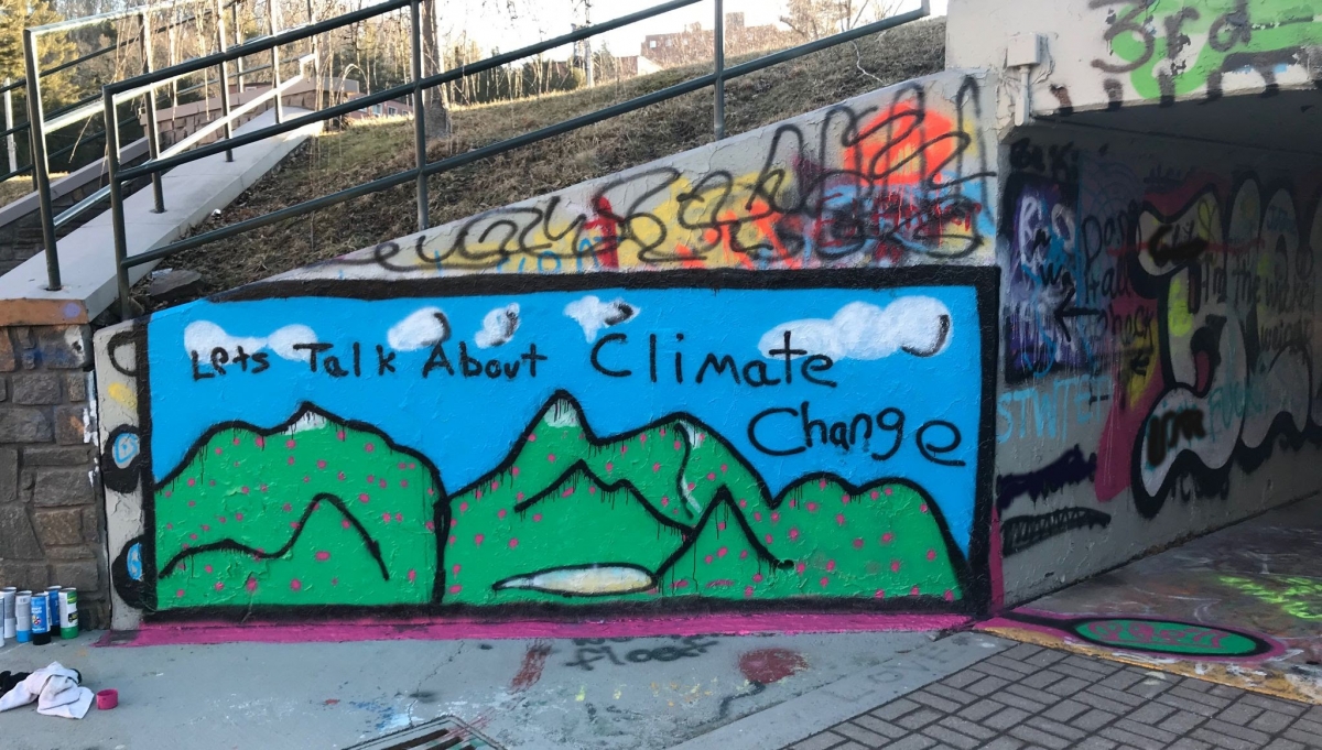 climate mural